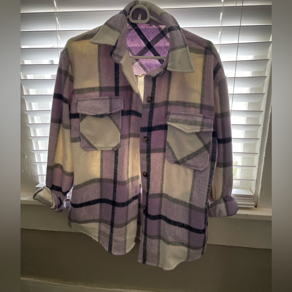 Purple Shacket